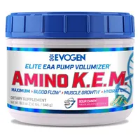 Evogen - Amino K.E.M. EAA, Sour Candy, Proszek, 546g