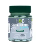 Holland & Barrett - Cynk Chelatowany & Miedź, 15mg, 120 tabletek