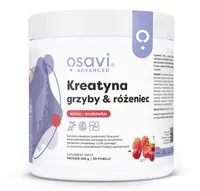 Osavi - Kreatyna, Grzyby & Różeniec, Wiśnia - Truskawka, Proszek, 300g