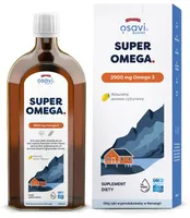 Osavi - Super Omega, 2900mg Omega 3, Cytryna, Płyn, 500 ml