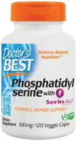 Doctor's Best - Fosfatydyloseryna z SerinAid, 100mg 120 vkaps