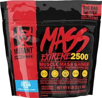 Mutant - Mass Extreme 2500, Gainer, Cookies & Cream, Proszek, 2720g