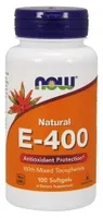 NOW Foods - Witamna E-400, Naturalna, Mix Tokoferoli, 100 kapsułek miękkich