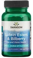 Swanson - Estry Luteiny i Borówka, 120 kapsułek miękkich