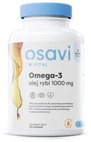 Osavi - Omega-3 Olej Rybi, 1000mg, Cytryna, 120 kapsułek miękkich