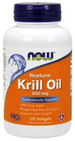NOW Foods - Neptune Krill Oil, Olej z Kryla, 500mg, 120 kapsułek miękkich