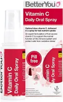 BtterYou - Witamin C Daily Oral Spray, Wiśnia i Granat, 50 ml