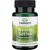 Swanson - Avena Sativa (Owies Prawdziwy), 400mg, 60 kapsułek