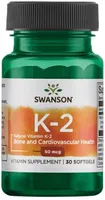 Vitamin K-2 - Natural, 50mcg - 30 softgels