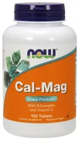 NOW Foods - Cal-Mag z Kompleksem Witaminy B i Witaminą C, 100 tabletek