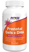 NOW Foods - Prenatal Gels + DHA, 180 kapsułek miękkich