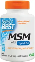Doctor's Best - MSM, 1500mg, 120 tabletek