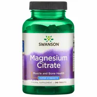 Swanson - Cytrynian Magnezu, 225mg, 240 tabletek