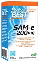 Doctor's Best - SAM-e, 200mg, 60 tabletek