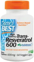 Doctor's Best - Trans-Resweratrol 600, 600mg, 60 vkaps