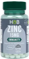 Holland & Barrett - Cynk, 15mg, 240 tabletek