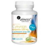 Aliness Cytrynian Magnezu z Potasem 100 kaps