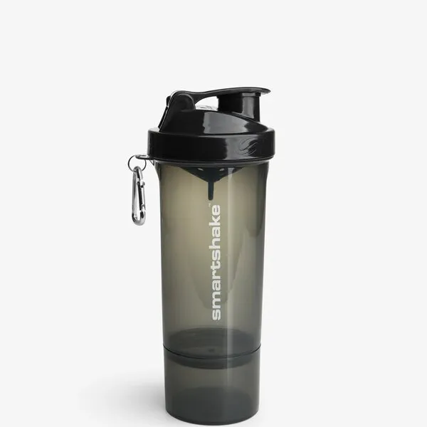 SmartShake, Slim Series, Shaker Gunsmoke Black, Pojemność, 500 ml