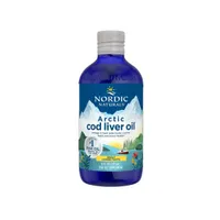 Nordic Naturals - Arctic Cod Liver, Tran z Dorsza, 1060mg, Cytryna, Płyn, 237 ml