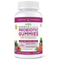 Nordic Naturals - Probiotyki Gummies Kids, Smak Owoców Leśnych, 60 żelek