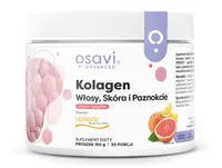 Osavi - Kolagen Włosy, Skóra i Paznokcie, Cytryna - Grejpfrut, Proszek, 150g