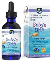Nordic Naturals - Baby's DHA, Omega 3 z Witaminą D3, Płyn, 60 ml
