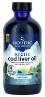 Nordic Naturals - Arctic Cod Liver Oil, 1060mg, Bezsmakowy, 237 ml