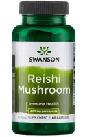 Swanson - Grzyby Reishi, 600mg, 60 kapsułek