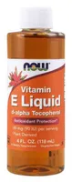 NOW Foods - Witamina E Liquid, Płyn, 118 ml