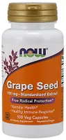 NOW Foods - Grape Seed, Ekstrakt z Pestek Winogron, 100mg, 100 vkaps