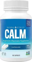 Natural Vitality - Calm, Magnez, Glicynian Magnezu, 180 kapsułek