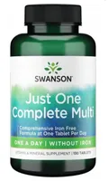 Swanson - Century Formula, Kompleks Multiwitamin bez Żelaza, 130 tabletek