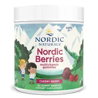 Nordic Naturals - Multiwitaminy, Nordic Berries, Smak Wiśniowy, 120 żelek