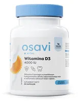 Osavi - Witamina D3, 4000IU, 60 kapsułek miękkich