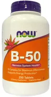 NOW Foods - Witamina B-50, 250 tabletek