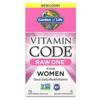 Garden of Life - Vitamin Code RAW ONE dla Kobiet, 75 kapsułek