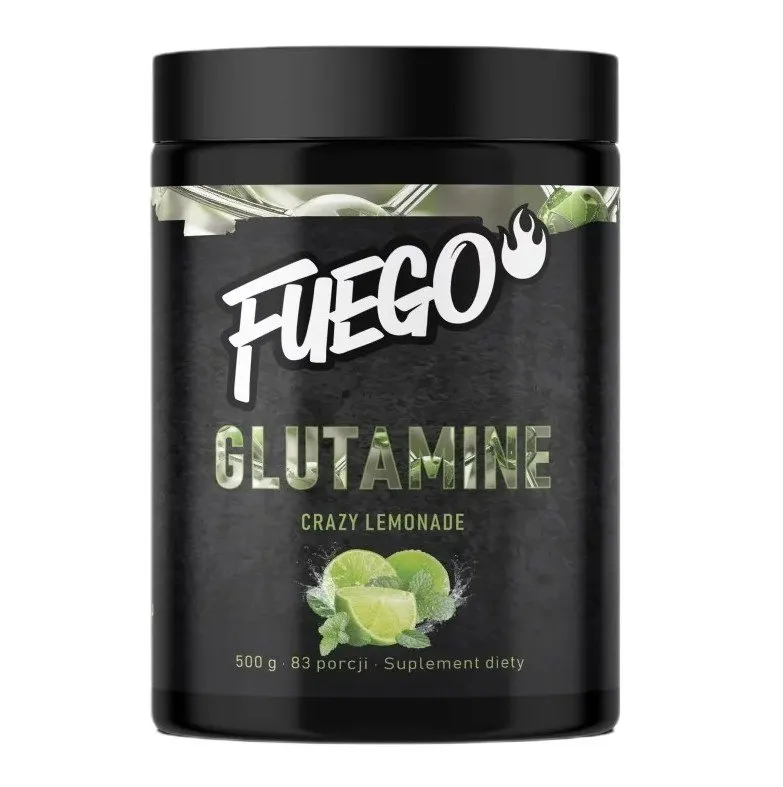 Fuego - Glutamina, Lemoniada, Proszek, 500g