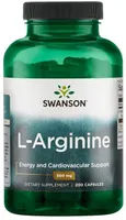 Swanson - L-Arginina, 500mg, 200 kapsułek