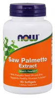 NOW Foods - Saw Palmetto Extract with Pumpkin Seed Oil and Zinc, 80mg - 90 softgels