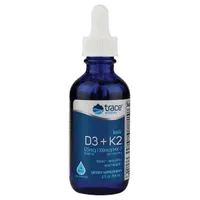 Trace Minerals - Ionic D3 + K2, Płyn, 59 ml