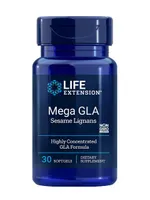Life Extension - Mega GLA z Lignanami Sezamowymi, 30 kapsułek miękkich