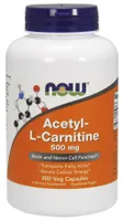 NOW Foods - Acetyl L-Karnityna, 500mg, 200 vkaps
