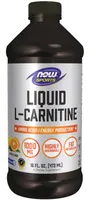 NOW Foods - L-Karnityna, 1000mg, Cytrynowy, 450 ml