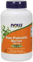 NOW Foods - Saw Palmetto (Palma Sabałowa), Jagodowa, 550mg, 250 vkaps