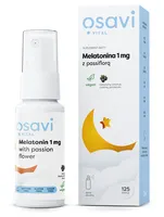 Osavi - Melatonina z Passiflorą,1mg, Spray Doustny, Czarna Porzeczka, 25 ml