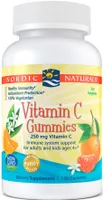 Nordic Naturals - Witamina C, Vitamin C Gummies, 250mg, Mandarynka, 120 żelek