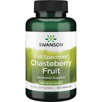 Swanson - Chasteberry Fruit (Niepokalanek Pospolity), 400mg, 120 kapsułek