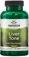 Swanson - Liver Tone, Formuła na Detoks Organizmu, 300mg, 120 vkaps