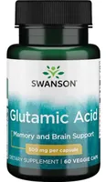 Swanson - Kwas Glutaminowy, 500mg, 60 vkaps