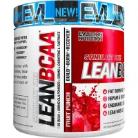 EVLution Nutrition - Lean BCAA, Stimulant Free, Fruit Punch, Proszek, 237g